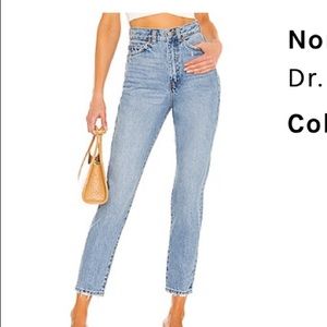 Dr. Denim Nora Jean in Blue Jay Worn Hem